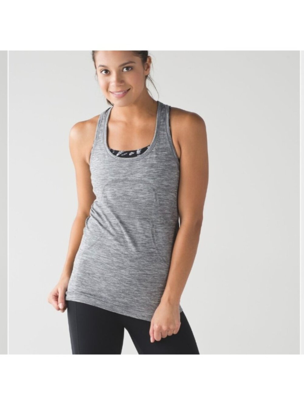 Lululemon Swiftly Tech Racerback Heathered Slate